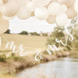 MR & MRS Girlande aus Acryl ♡ - Wedding-Secrets