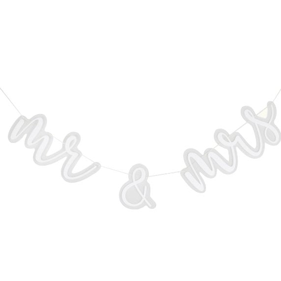MR & MRS Girlande aus Acryl ♡ - Wedding-Secrets