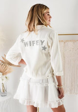 MRS. Sparkle Jeansjacke (personalisiert) - Wedding-Secrets
