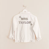 MRS. Sparkle Jeansjacke (personalisiert) - Wedding-Secrets
