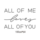 Neonschild "All of me loves all of you" - Wedding-Secrets