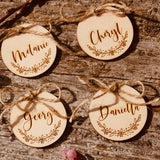 Personalisierte Tischkarten ♡ Holz - Wedding-Secrets