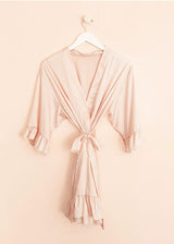 Personalisierter SATIN Morgenmantel ♡ Kimono Hochzeit - Wedding-Secrets