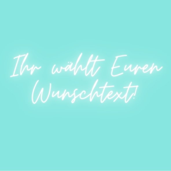 Personalisiertes Neonschild - Wedding-Secrets