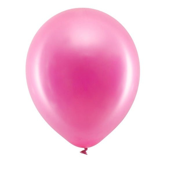 Rainbow Ballons fuchsia ♡ 10 Stk. Ø 30cm - Wedding-Secrets