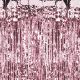 Roségoldener Lametta Vorhang - Wedding-Secrets