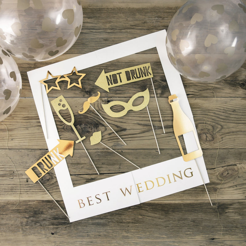 Selfie Fotorahmen BEST WEDDING - Wedding-Secrets