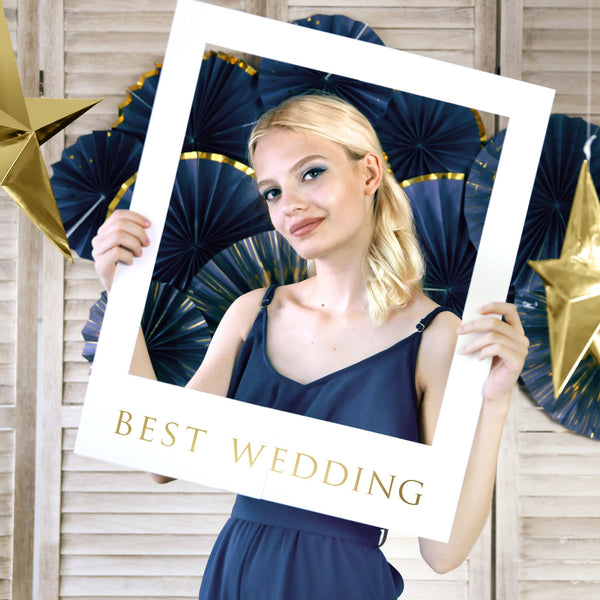 Selfie Fotorahmen BEST WEDDING - Wedding-Secrets