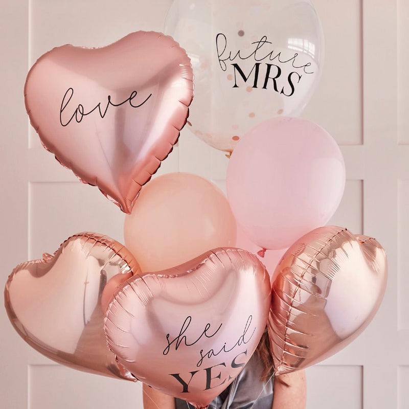 SHE SAID YES Ballon Set ♡ JGA Dekoration - Wedding-Secrets
