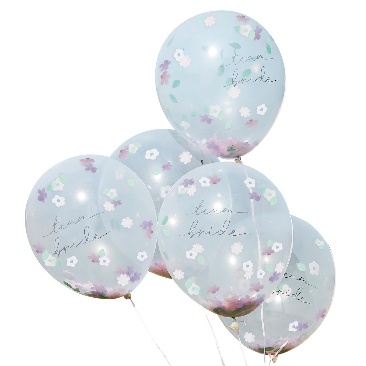 TEAM BRIDE BOHO Konfetti Ballons für den JGA - Wedding-Secrets