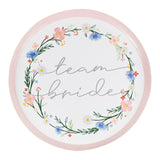 TEAM BRIDE BOHO Party Teller für den JGA - Wedding-Secrets