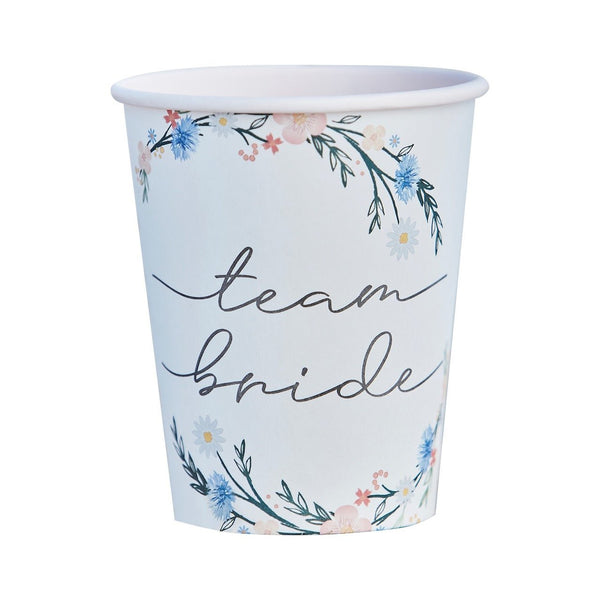 TEAM BRIDE BOHO Partybecher für den JGA - Wedding-Secrets