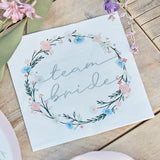 TEAM BRIDE BOHO Servietten für den JGA - Wedding-Secrets