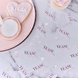 TEAM BRIDE Junggesellinnenabschied Konfetti - Wedding-Secrets
