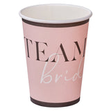 TEAM BRIDE Pappbecher für den JGA - Wedding-Secrets