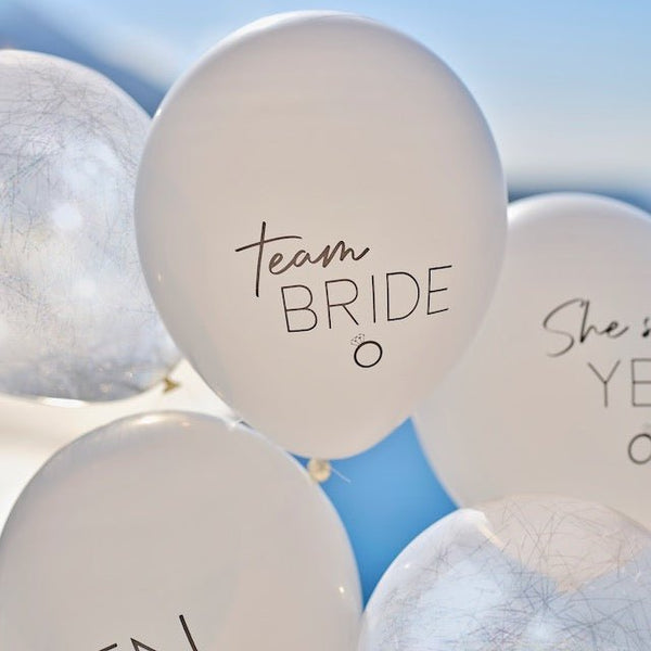 TEAM BRIDE Party Ballons für den JGA - Wedding-Secrets