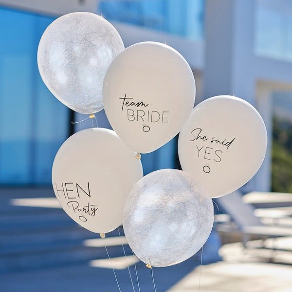 TEAM BRIDE Party Ballons für den JGA - Wedding-Secrets