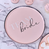 TEAM BRIDE Party Teller für den JGA - Wedding-Secrets