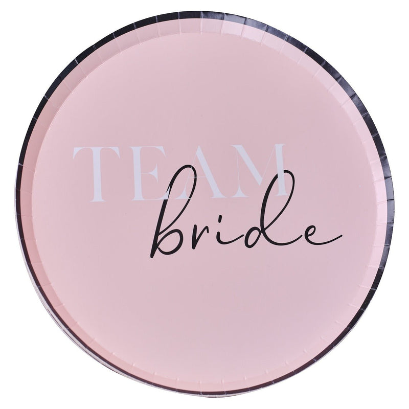 TEAM BRIDE Party Teller für den JGA - Wedding-Secrets