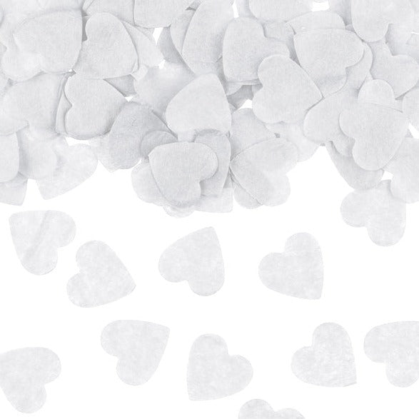 Weiße Konfetti-Herzen ♡ - Wedding-Secrets