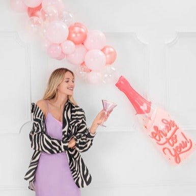 XL Champagner Folien Ballon ♡ Cheers to you - Wedding-Secrets
